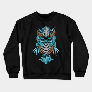 Steel Clock Owl Crewneck Sweatshirt